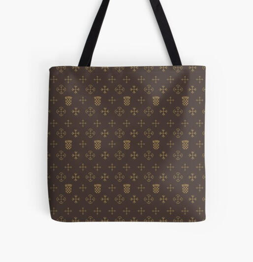 Croatian Designer Monogram Tote Bag